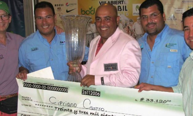 Cipriano Castro es el Campeón del VIII Abierto Sambil de Golf