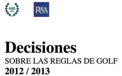 Libro de Decisiones Sobre Reglas de Golf 2012-2013