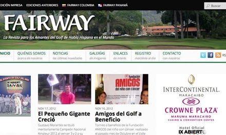 Contenido Exclusivo para Amantes de Golf hispanos en el Mundo