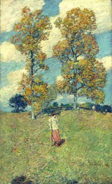 The Two Hickory Trees (Golf Player) - Frederick Childe Hassam 169