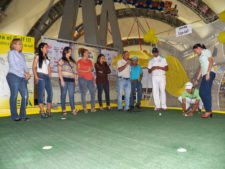 Rafael Guerrero en el Centro de Práctica y Exhibición de Golf EPA en el Sambil Maracaibo