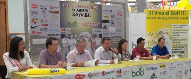 Invitación a la Rueda de Prensa del IX Abierto de Golf  Sambil Venezuela