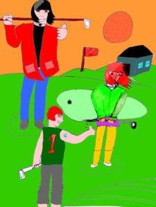 ¿Por qué los Niños no quieren Participar en el Golf? (Cortesía newgrounds.com)