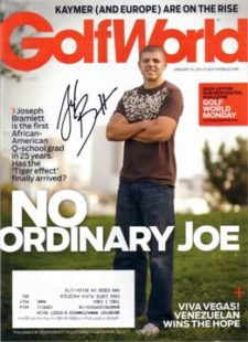 joseph Bramlett - Autographed GolfWorld Magazine (Cortesía autographsforsale.com)