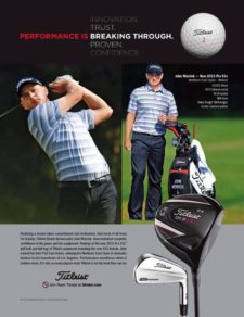 Performance de Titleist es celebrar el domingo