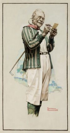 Art of Golf - Rockwell Old Man Tracy (cortesía blog.newsok.com)