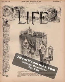 LIfe Magazine 1887-01-27