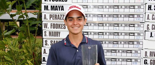 Gustavo León gana de punta a punta con -10