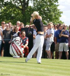 Sophie Horn, la belleza del golf femenino