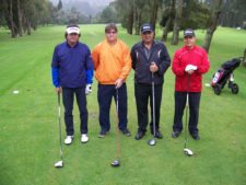 Mario Sánchez, David Hernández Ron, Coronel Julio Poveda y Jaime Alberto