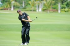 Punta Cana, República Dominicana (Mayo 29, 2013) – El chileno Nicolás Geyger durante la primera ronda del Dominican Republic Open 2013 en el Hard Rock Golf Club at Cana Bay la mañana de este miércoles en Punta Cana, República Dominicana. Crédito: Enrique Berardi/PGA TOUR