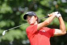 Mérida, México (Mayo 19, 2013) - El argentino Jorge Fernández-Valdés en acción durante la ronda final del Mundo Maya Open este domingo en el Yucatán Country Club de Mérida, México. El jugador de 20 años inició el día liderando por dos golpes y buscando su primer triunfo como profesional en el NEC Series PGA TOUR Latinoamérica. Crédito: Enrique Berardi/PGA TOUR