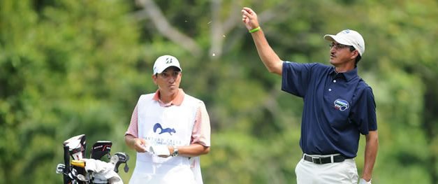 Jesús Asmed Osmar y Manuel Inman, los primeros líderes del 66° Arturo Calle Colombian Open