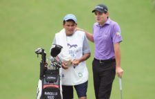 Pereira, Colombia (Mayo 3, 2013) - El estadounidense Timothy O'Neal en acción durante la segunda ronda del 66º Arturo Calle Colombian Open presentado por Diners Club Internacional. O'Neal tiró 66 la tarde de este viernes para terminar el día empatado en primer lugar con el colombiano Marcelo Rozo. El torneo se disputa en el Club Campestre de Pereira en Pereira, Colombia y es el quinto de la temporada 2013 del NEC Series PGA TOUR Latinoamérica. Crédito: Enrique Berardi/PGA TOUR