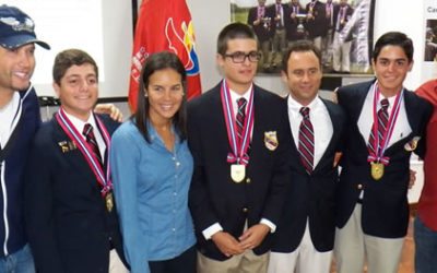 Ministro Benítez recibe Campeones Mundiales Juveniles de Golf