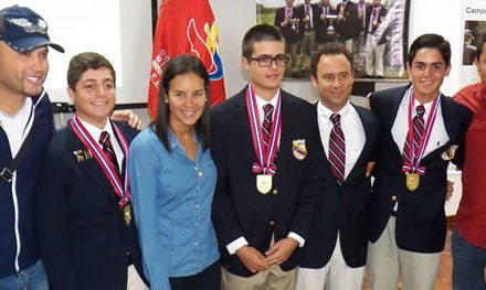 Ministro Benítez recibe Campeones Mundiales Juveniles de Golf