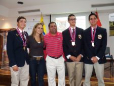 Ministro Benítez recibe Campeones Mundiales Juveniles de Golf