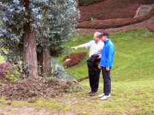 Scott Miller en la cancha del Club Los Lagartos