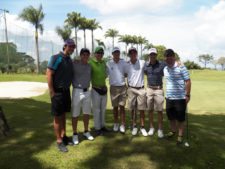 Iñaki Larrañaga, Jorge García, Eduardo Pérez Paris (Fairway), Gustavo Morantes, Gustavo León, Luís León y Primo de Jorge García - Green Hoyo 4.LCC - Julio 5'13