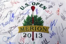 Logo 2013 US Open autografiado