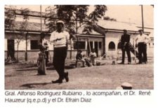 Gral.Alfonso.Rodríguez.Rubiano, Dr. René Hauzer y Dr. Efraín Díaz 1971