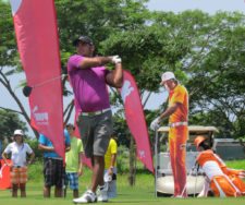 Federico Garrido en el BMW Championship en Buenaventura Golf Club