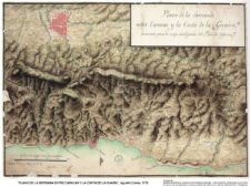 Plano de Serranía entre Caracas y Costa de la Guaira, Agustín Crame, 1778 (cortesía www.pdv.com)