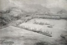 Puerto de La Guaira en 1880 (cortesía carmelourso.wordpress.com)