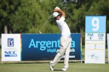 BUENOS AIRES, ARGENTINA - NOV. 29, 2013: Maxi Godoy of Argentina during the second round of the Personal Classic presentado por BlackBerry at La Reserva Cardales. / El argentino Maxi Godoy durante la segunda ronda del Personal Classic presentado por BlackBerry en La Reserva Cardales.