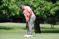 SANTIAGO, CHILE - NOV. 22, 2013: César Costilla of Argentina during the second round of the Abierto de Chile at the Club de Golf Los Leones. / El argentino César Costilla durante la segunda ronda del Abierto de Chile en el Club de Golf Los Leones.