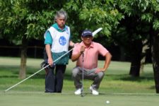 SANTIAGO, CHILE - NOV. 22, 2013: César Costilla of Argentina during the second round of the Abierto de Chile at the Club de Golf Los Leones. / El argentino César Costilla durante la segunda ronda del Abierto de Chile en el Club de Golf Los Leones.