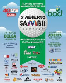 Este año el X Abierto Sambil será una “Fiesta del Golf para Todos”