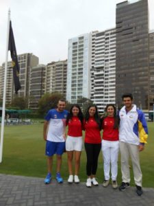 D. Meneghini, Ariadne Fonseca, Mariela Hoffman, Valentina Gilly y Rafael Guerrero