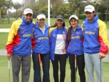 ORO para Colombia y Perú en Golf Trujillo 2013