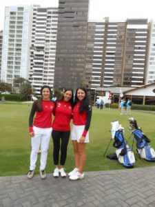 Valentina Gilly, Mariela Hoffman y Ariadne Fonseca