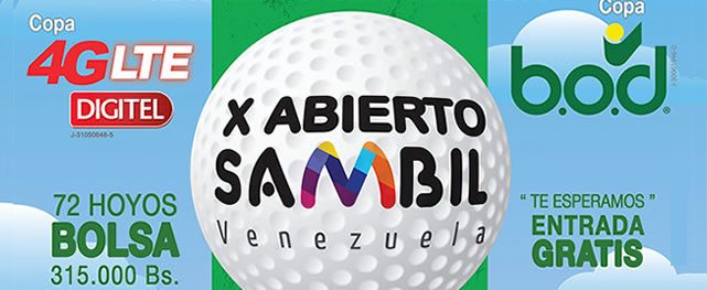 X Abierto Sambil de golf cuenta con Premio de 335 mil bolívares