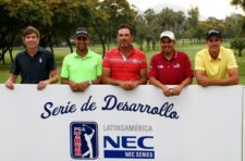 El brasileño Felipe Navarro, el colombiano Diego Vanegas, el paraguayo Marco Ruiz, el venezolano Otto Solís, el brasileño Rafael Becker están totalmente exentos para jugar la temporada 2014 en el NEC Series-PGA TOUR Latinoamérica. Ellos ganaron su tarjeta al terminar en el top 5 en la Final de la Serie de Desarrollo Samsung Tournament 2013. Walter Mendiola/PGA TOUR