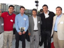 Arturo León (Perú), Felipe Benzanilla (Chile), Alejandro Klappenbach, Federico Diner y Julio Aliseris Laporte (Uruguay)