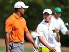 Tiger y Guan en Masters 2013 (cortesía www.china.org.cn)