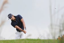 El colombiano David Vanegas durante la tercera ronda del 67° Arturo Calle Colombian Open presentado por Diners Club en el Ruitoque Golf Country Club (Enrique Berardi/PGA TOUR)