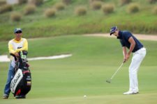 El colombiano David Vanegas durante la tercera ronda del 67° Arturo Calle Colombian Open presentado por Diners Club en el Ruitoque Golf Country Club (Enrique Berardi/PGA TOUR)