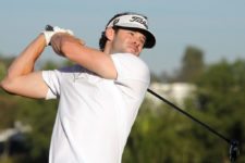 GUADALAJARA, MEXICO - MAR. 21, 2014: El estadounidense Matt Ryan durante la segunda ronda del TransAmerican Power Products CRV Open en Las Lomas Club de Golf. / Matt Ryan of the U.S. during the second round of the TransAmerican Power Products CRV Open at Las Lomas Club de Golf.