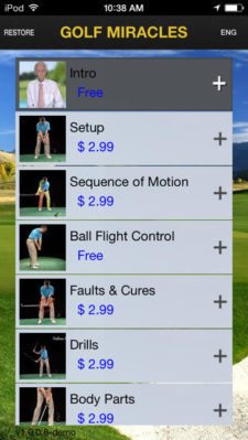 Nueva Aplicación para aprender a jugar Golf