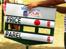 Price se separa por uno en el Web.com Panamá Claro