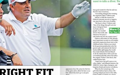 Ángel Cabrera en Golfweek, Abril 4, 2014