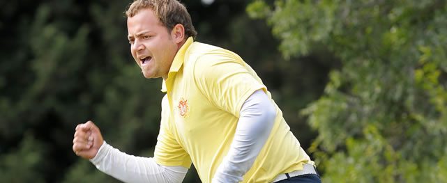 Argentino Noste iguala récord de birdies y es líder en Córdoba