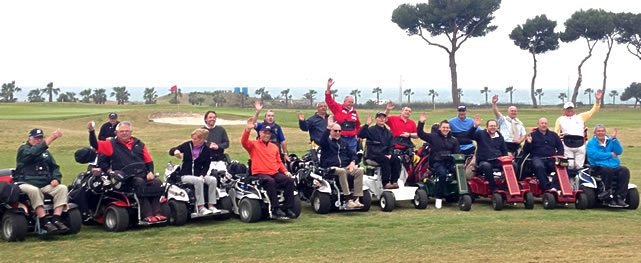 Comienza en Terramar el European Challenge for Wheelchair Golfers