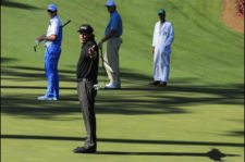 Hass adelante por uno luego de la 1ra ronda (cortesía Harry How, David Cannon, Rob Carr & Andrew Redington / Getty Images)