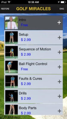 Aprenda a jugar golf con nueva aplicación