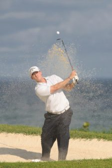 LA ROMANA, REPÚBLICA DOMINICANA (MAYO 17, 2014): El estadounidense Rick Cochran III durante la tercera ronda del Dominican Republic Open en el campo Teeth of the Dog in Casa de Campo. Enrique Berardi/PGA TOUR